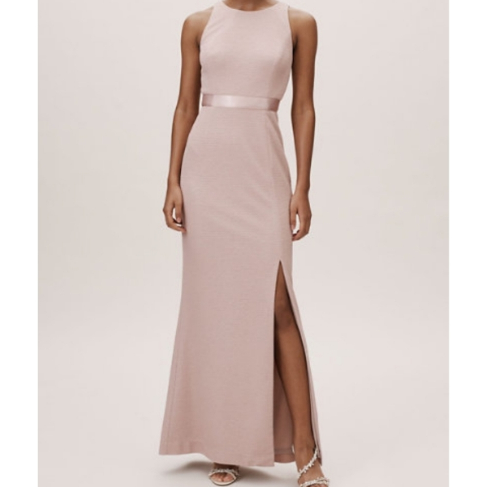 BHLDN Adrianna Papell Idris Blush Pink Dress